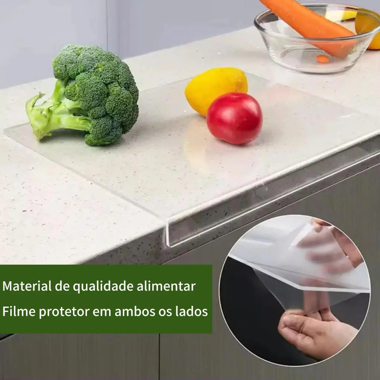 Tábua Acrílica para Corte Profissional - Odame - Higiênica, Elegante e Resistente