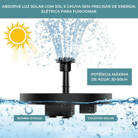 FonteWater Fonte de Água Movida a Energia Solar - Odame