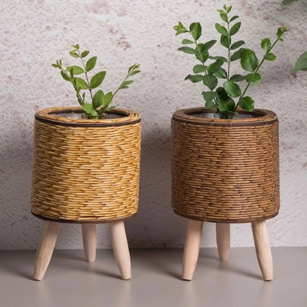 Vaso de Planta em Formato de Cesto com Pernas Removíveis - Odame