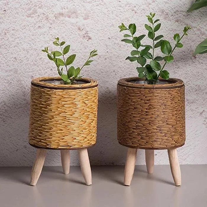 Vaso de Planta em Formato de Cesto com Pernas Removíveis - Odame