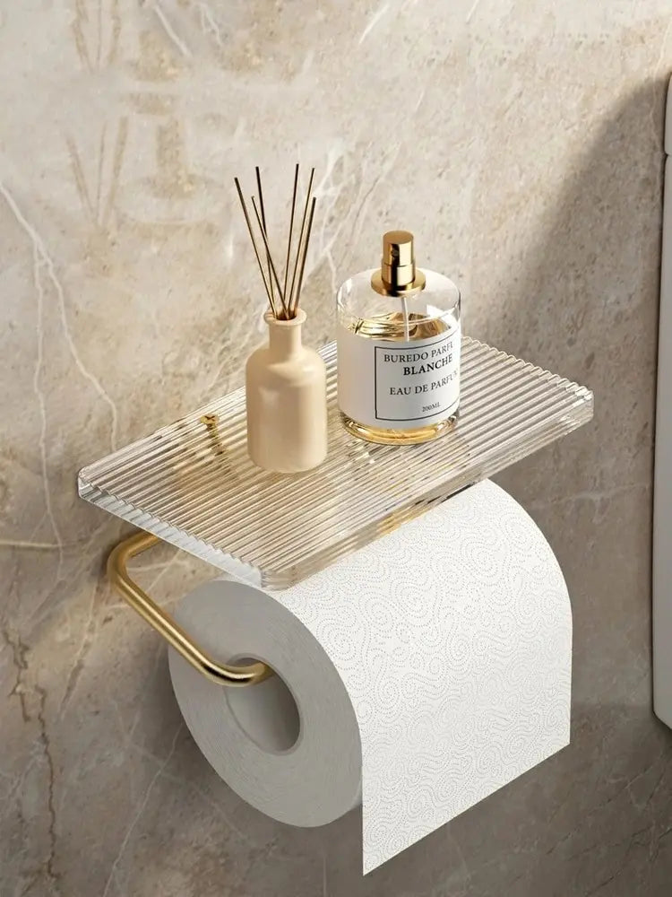 Porta Papel Higiênico com Suporte Minimalista -Odame