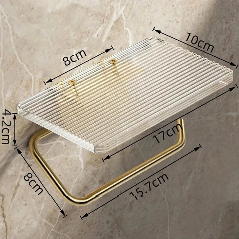 Porta Papel Higiênico com Suporte Minimalista -Odame