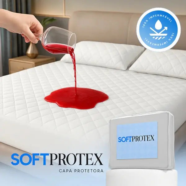 Capa Macia e Impermeável para colchão de Solteiro, Viúva, Casal, Queen Size, King Size e Super King - Odame