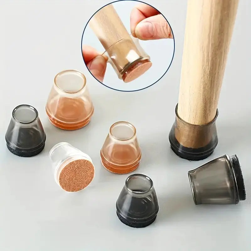 Protetor para Pernas Cadeira Feito em Silicone - Odame