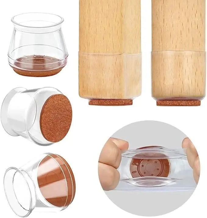 Protetor para Pernas Cadeira Feito em Silicone - Odame