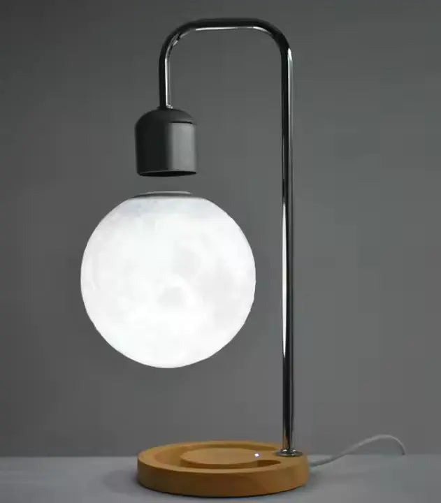 Luminária Lunar Flutuante Magnética com Carregamento por Indução - Odame