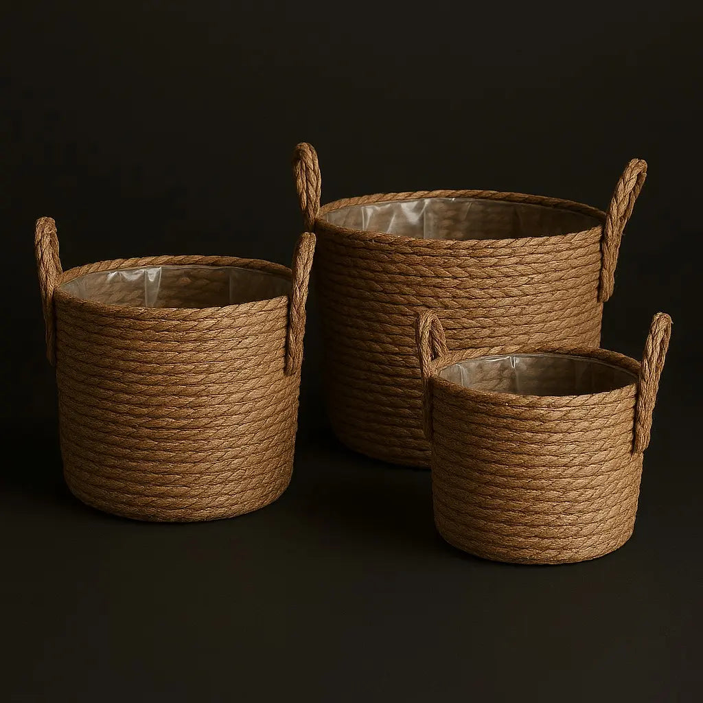 Vaso Nórdico Artesanal Multifuncional para Plantas e Armazenamentos - Odame