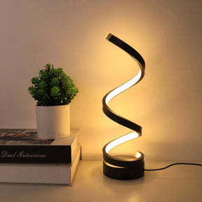 Luminária de Mesa Moderna Minimalista Espiral - Odame
