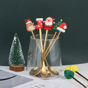 Jogo de Talheres para Sobremesa Decoração de Natal - Odame
